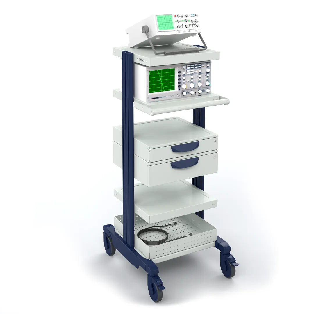 Dacomobil adjustable mobile trolley