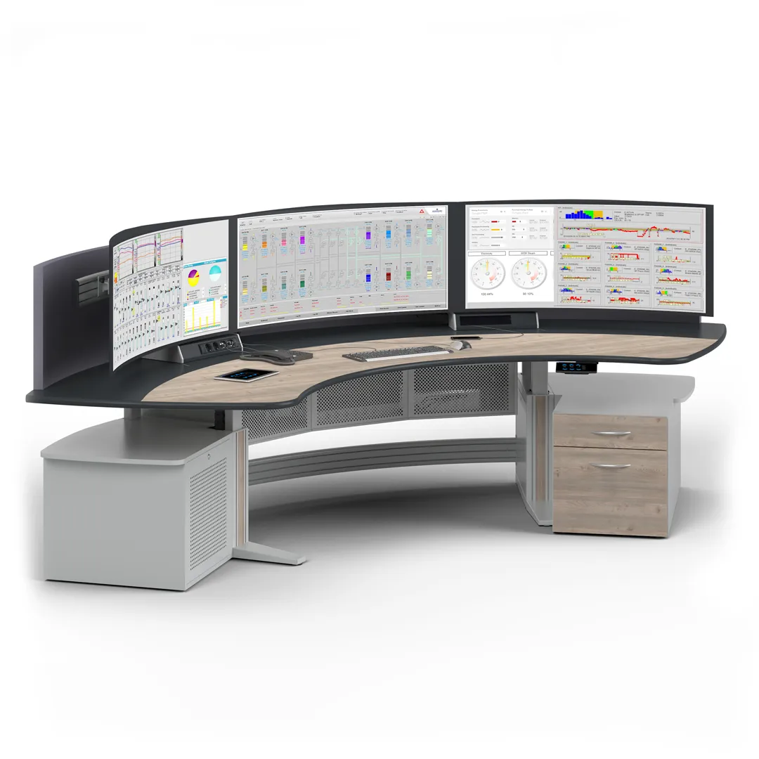 New Ergocon 120_HD_View1 SQUARE V2 Ergocon Circular workstation 120