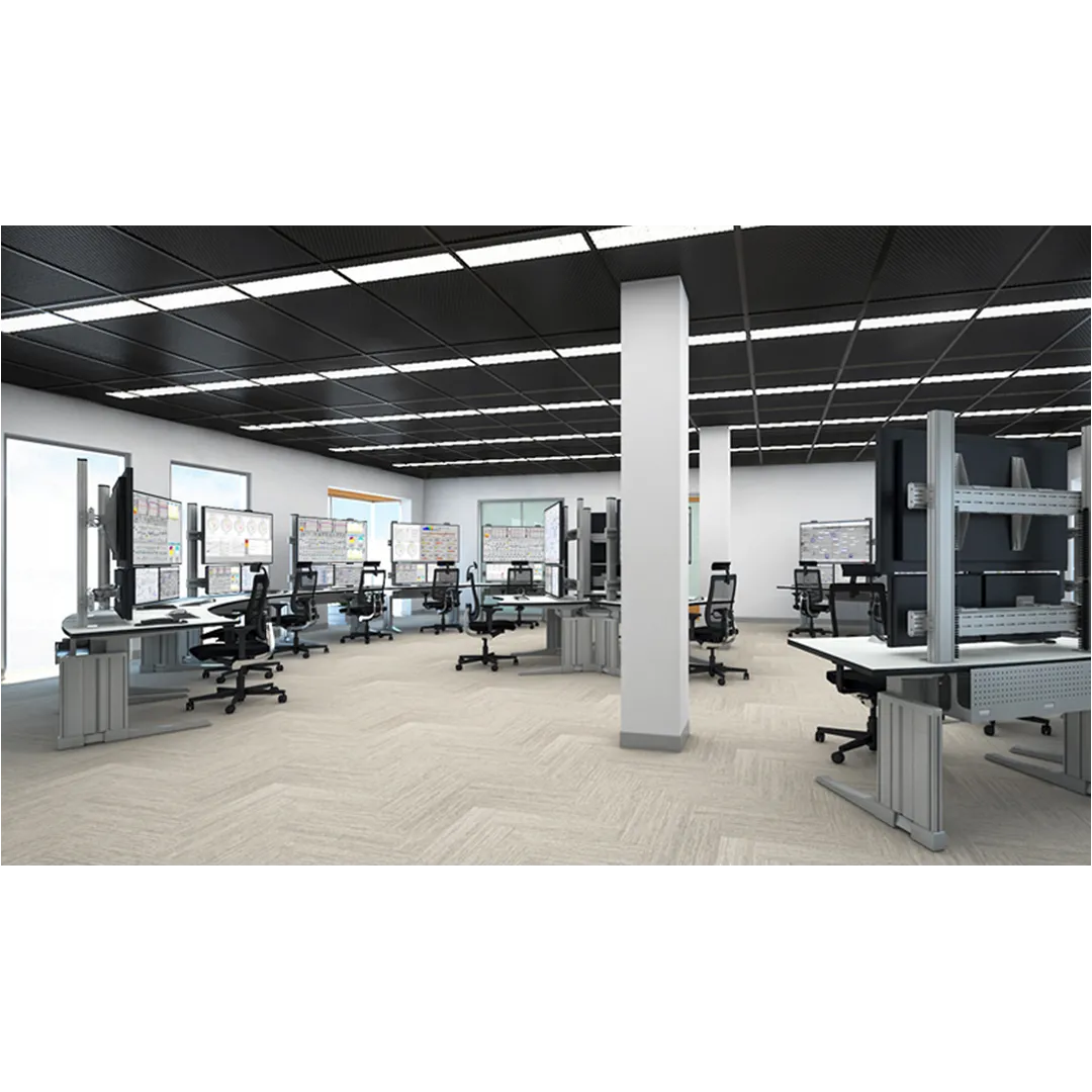 Ergocon workstation with 12 monitors