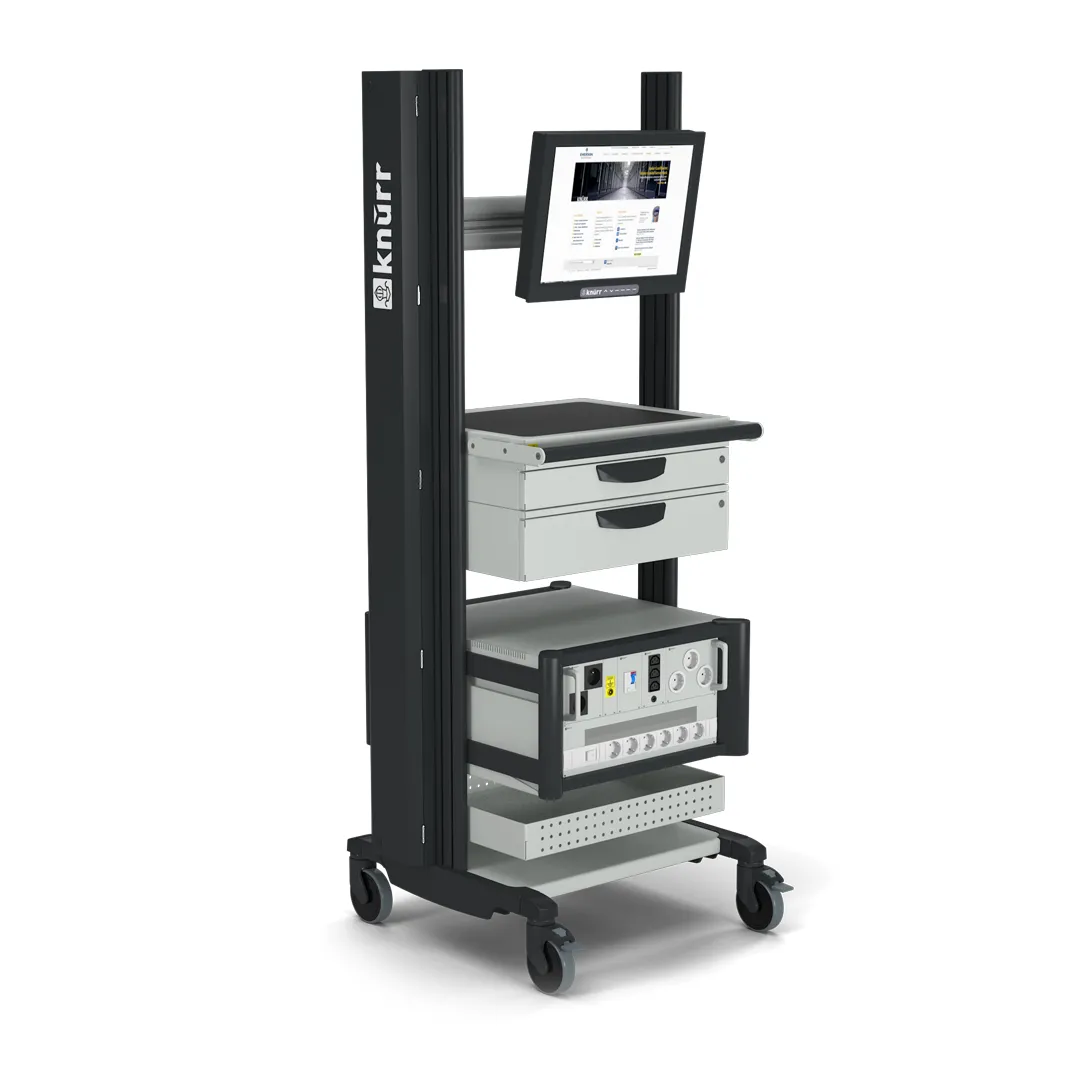 Dacomobil adjustable mobile trolley