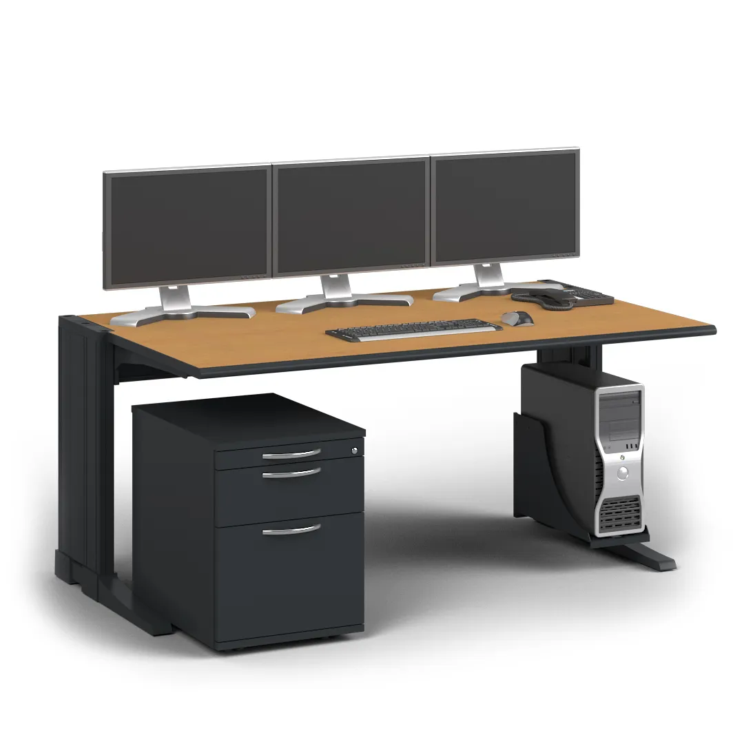 Graphic illustration of Elicon workstation