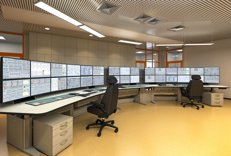 Ergocon workstations in control room