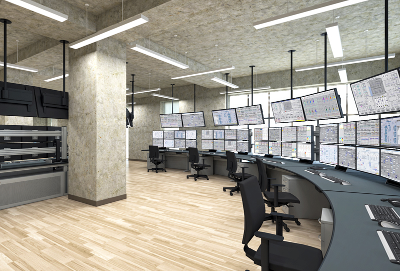 Ergocon workstations in control room
