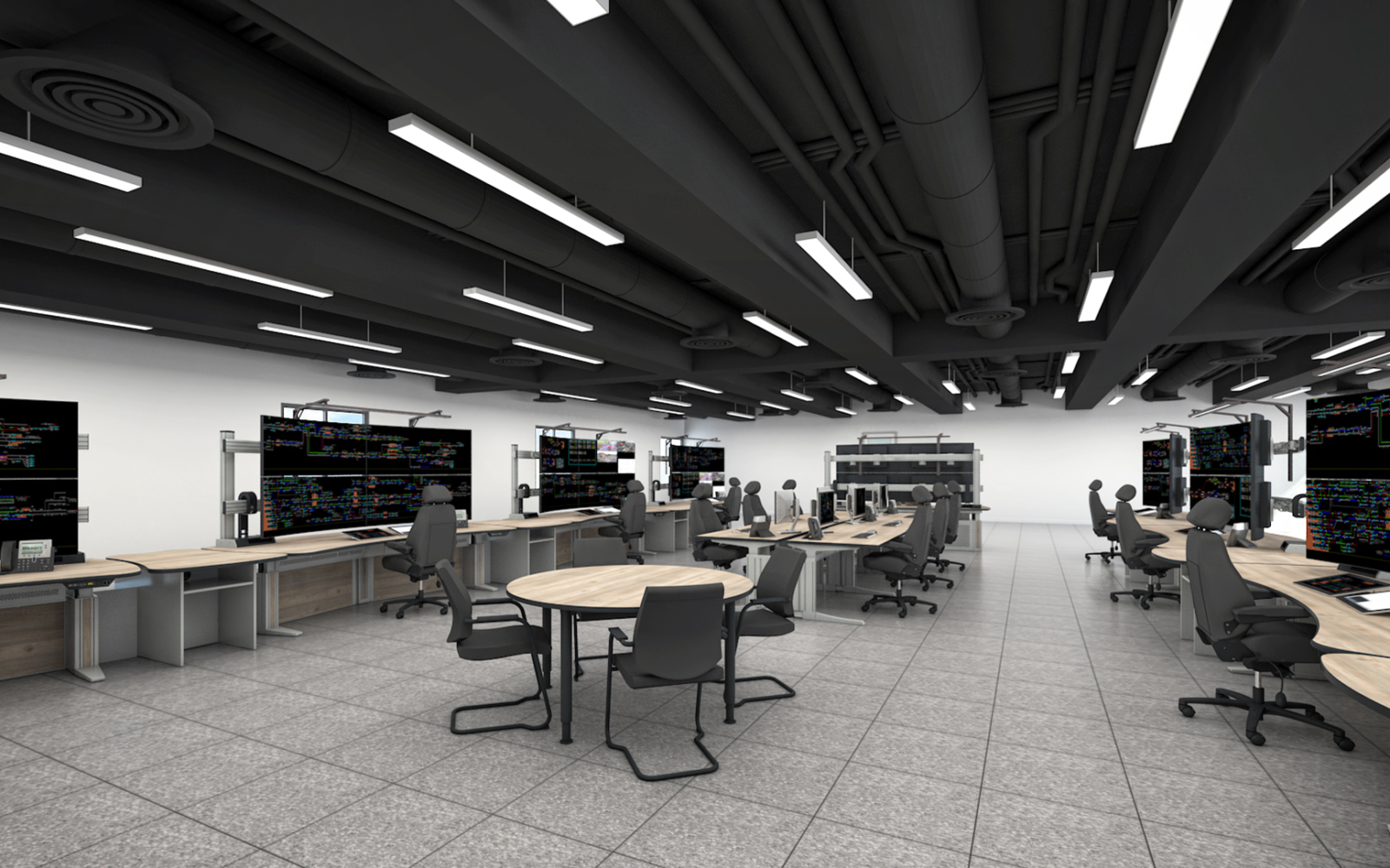 Transport control room layout two